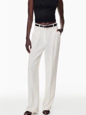 AS IS • Aritzia • Effortless Pant • Light Birch • Sz 0